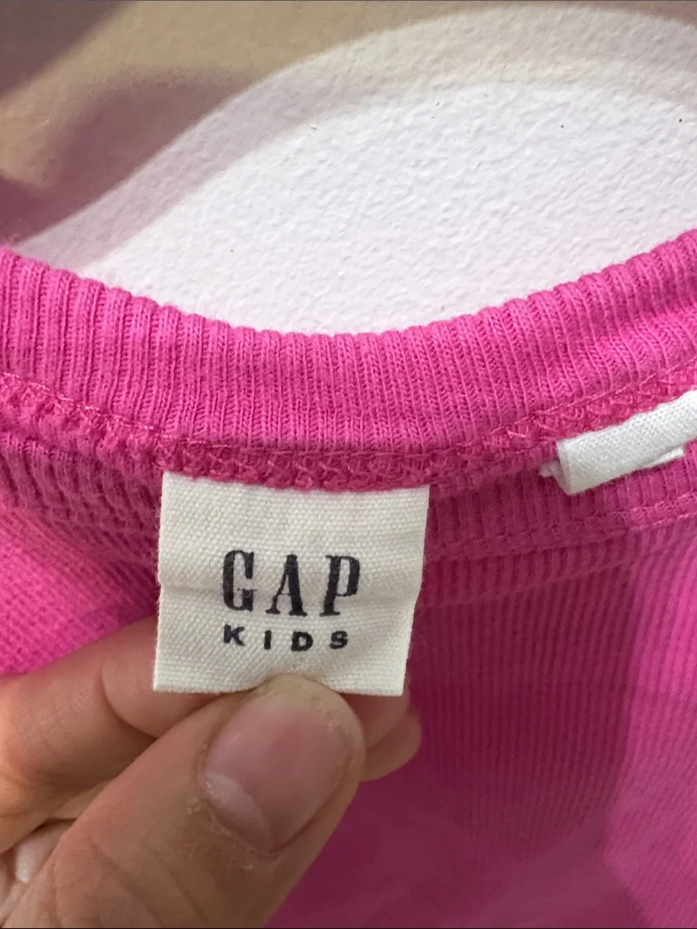 GAP Girls Bright Fuchsia Ribbed Tank Top